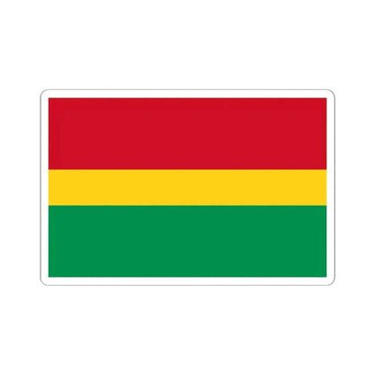 Flag of El Guabo (Ecuador) STICKER Vinyl Kiss-Cut Decal 3 Inch White - The Sticker Space
