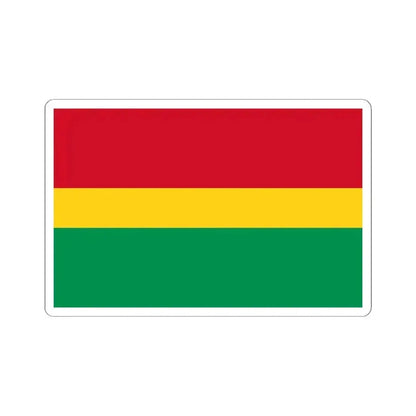 Flag of El Guabo (Ecuador) STICKER Vinyl Kiss-Cut Decal 4 Inch White - The Sticker Space