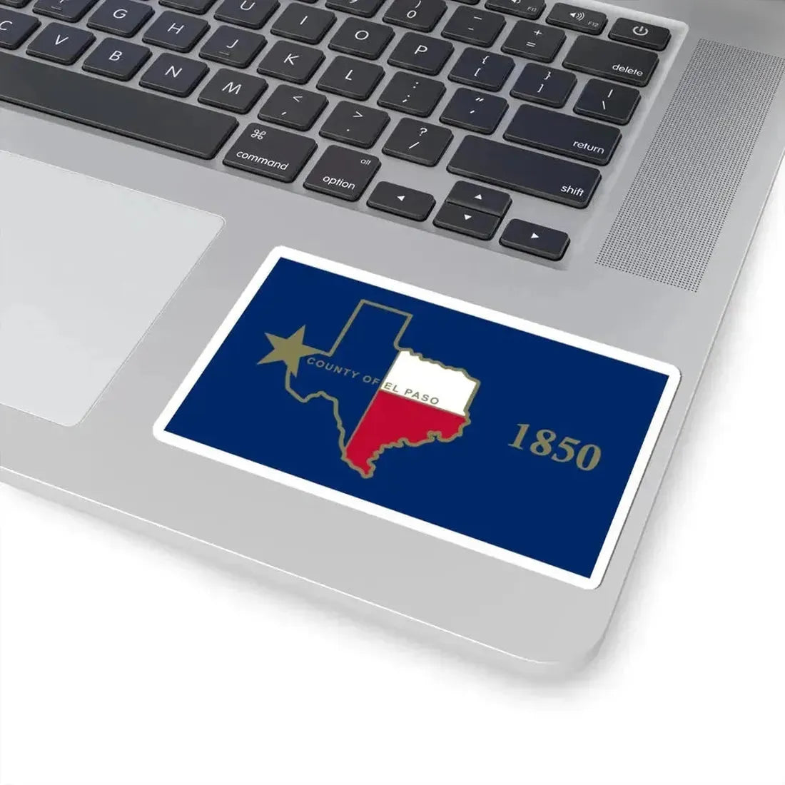 Flag of El Paso County Texas (United States) STICKER Vinyl Kiss-Cut Decal - The Sticker Space