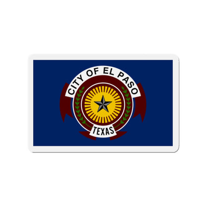 Flag of El Paso Texas - Die-Cut Magnet-2" x 2"-The Sticker Space