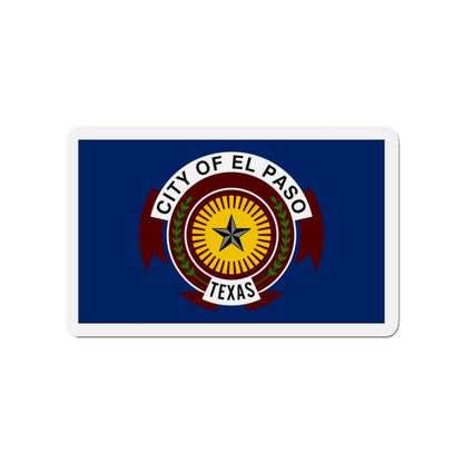 Flag of El Paso Texas - Die-Cut Magnet-3" x 3"-The Sticker Space