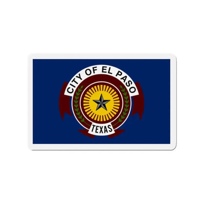 Flag of El Paso Texas - Refrigerator Magnet 2 Inch - The Sticker Space