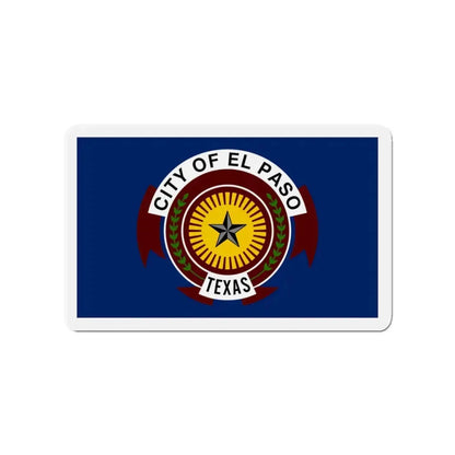 Flag of El Paso Texas - Refrigerator Magnet 3 Inch - The Sticker Space