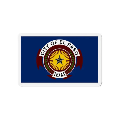 Flag of El Paso Texas - Refrigerator Magnet 4 Inch - The Sticker Space