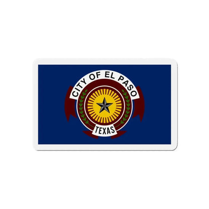 Flag of El Paso Texas - Refrigerator Magnet 5 Inch - The Sticker Space
