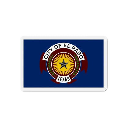 Flag of El Paso Texas - Refrigerator Magnet 6 Inch - The Sticker Space