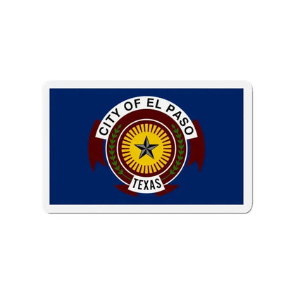 Flag of El Paso Texas - Refrigerator Magnet - The Sticker Space
