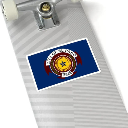 Flag of El Paso Texas (United States) STICKER Vinyl Kiss-Cut Decal - The Sticker Space