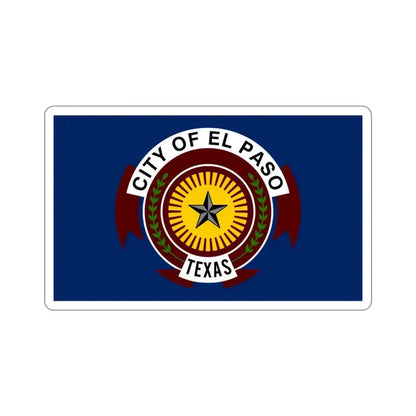 Flag of El Paso Texas USA STICKER Vinyl Die-Cut Decal 3 Inch - The Sticker Space