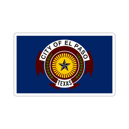 Flag of El Paso Texas USA STICKER Vinyl Die-Cut Decal-4 Inch-The Sticker Space