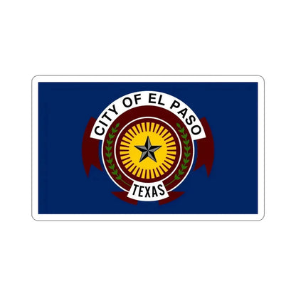 Flag of El Paso Texas USA STICKER Vinyl Die-Cut Decal 4 Inch - The Sticker Space