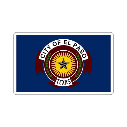 Flag of El Paso Texas USA STICKER Vinyl Die-Cut Decal 5 Inch - The Sticker Space