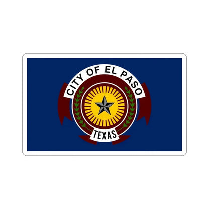 Flag of El Paso Texas USA STICKER Vinyl Die-Cut Decal 6 Inch - The Sticker Space