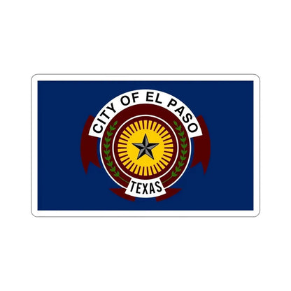 Flag of El Paso Texas USA STICKER Vinyl Die-Cut Decal - The Sticker Space