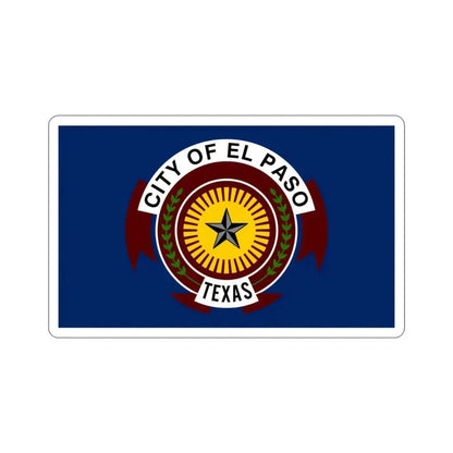 Flag of El Paso Texas USA STICKER Vinyl Die-Cut Decal - The Sticker Space
