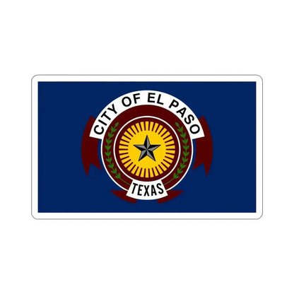 Flag of El Paso Texas USA STICKER Vinyl Die-Cut Decal - The Sticker Space