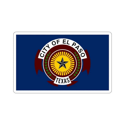 Flag of El Paso Texas USA STICKER Vinyl Die-Cut Decal - The Sticker Space