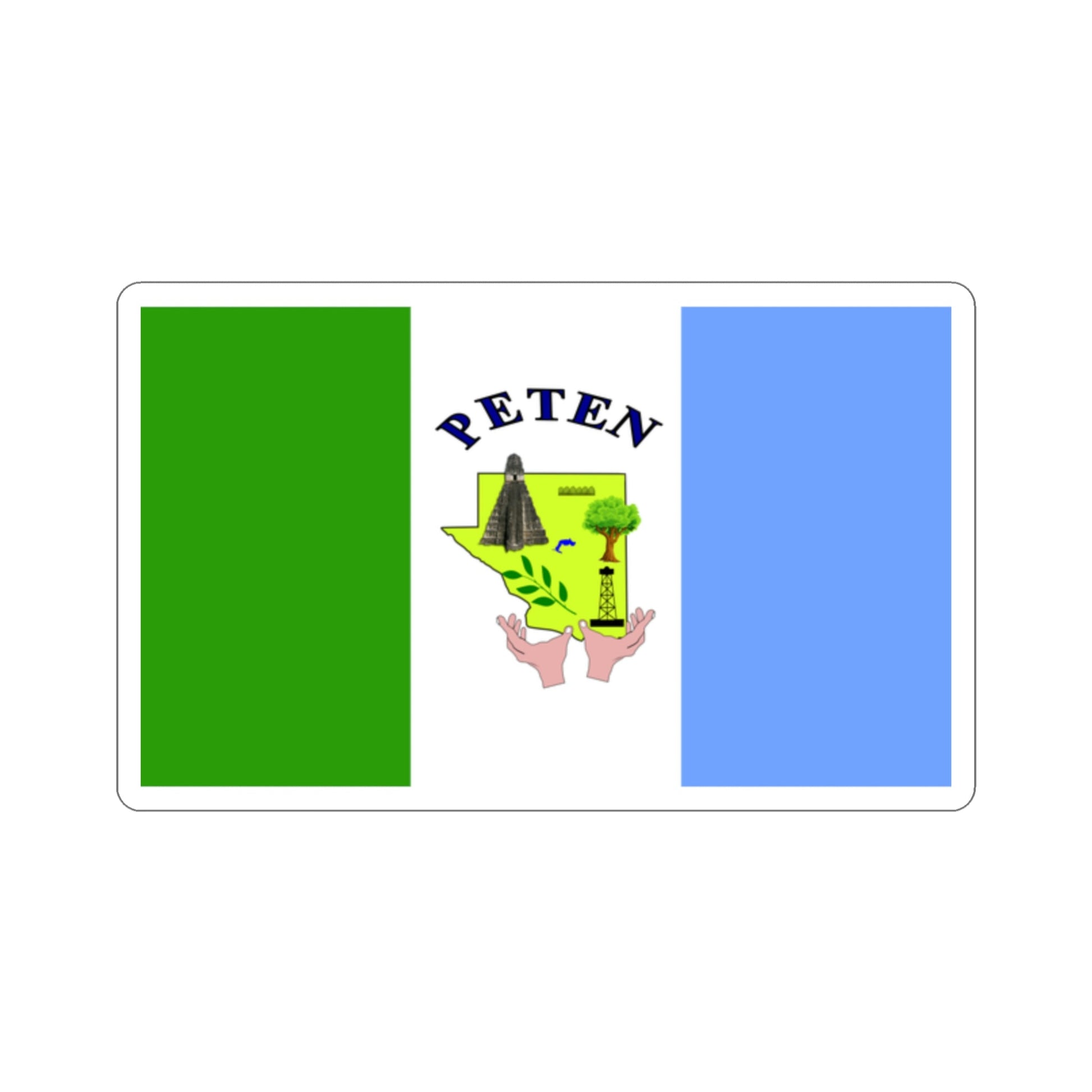 Flag of El Petén Department Guatemala STICKER Vinyl Die-Cut Decal-2 Inch-The Sticker Space