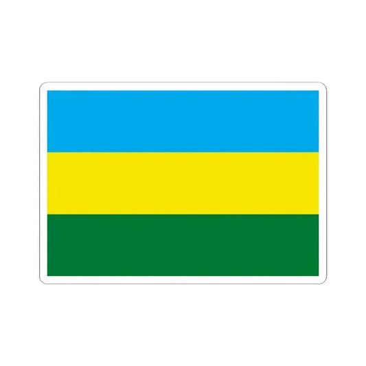 Flag of El Puente Guarayos Bolivia (Bolivia) STICKER Vinyl Kiss-Cut Decal 2 Inch White - The Sticker Space