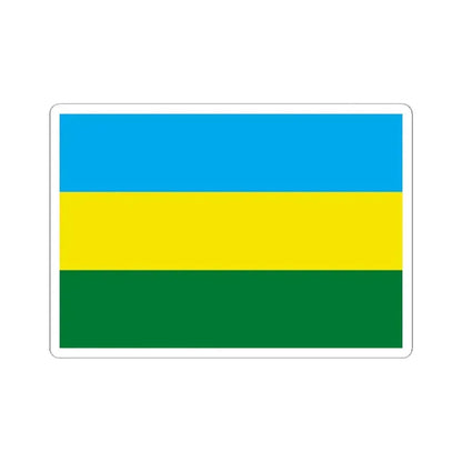 Flag of El Puente Guarayos Bolivia (Bolivia) STICKER Vinyl Kiss-Cut Decal 3 Inch White - The Sticker Space