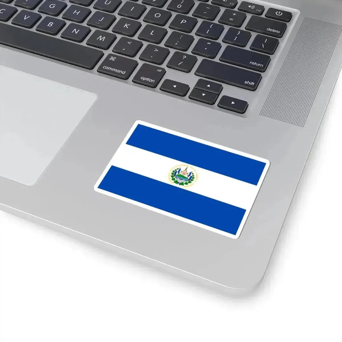 Flag of El Salvador 3-2 (El Salvador) STICKER Vinyl Kiss-Cut Decal - The Sticker Space