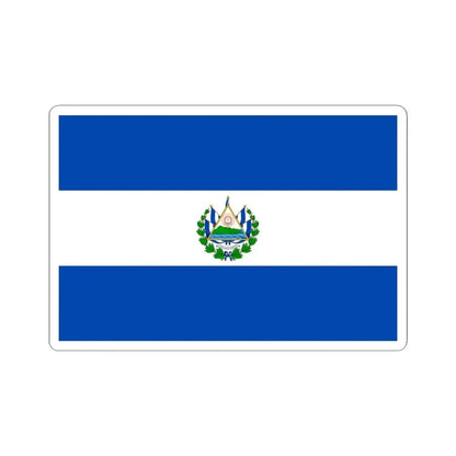 Flag of El Salvador 3-2 Fictional alternative (El Salvador) STICKER Vinyl Kiss-Cut Decal 4 Inch White - The Sticker Space