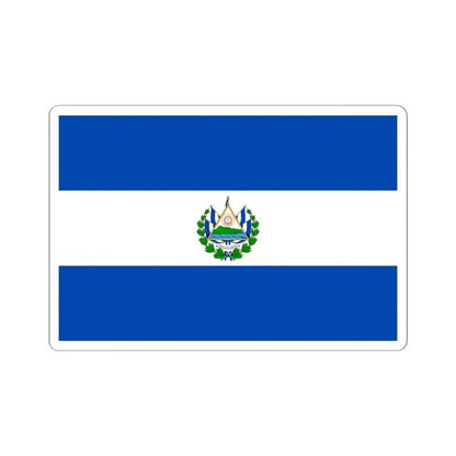 Flag of El Salvador 3-2 Fictional alternative (El Salvador) STICKER Vinyl Kiss-Cut Decal 6 Inch White - The Sticker Space