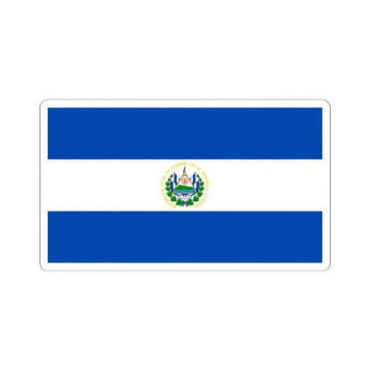 Flag of El Salvador (El Salvador) STICKER Vinyl Kiss-Cut Decal 2 Inch White - The Sticker Space