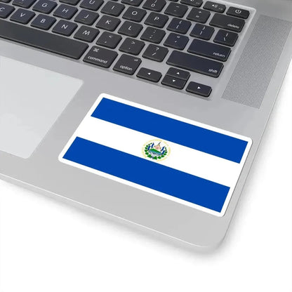 Flag of El Salvador (El Salvador) STICKER Vinyl Kiss-Cut Decal - The Sticker Space