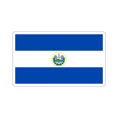 Flag of El Salvador STICKER Vinyl Die-Cut Decal-3 Inch-The Sticker Space