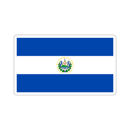 Flag of El Salvador STICKER Vinyl Die-Cut Decal-4 Inch-The Sticker Space