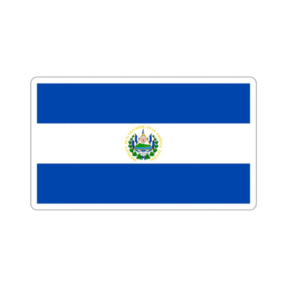 Flag of El Salvador STICKER Vinyl Die-Cut Decal-5 Inch-The Sticker Space