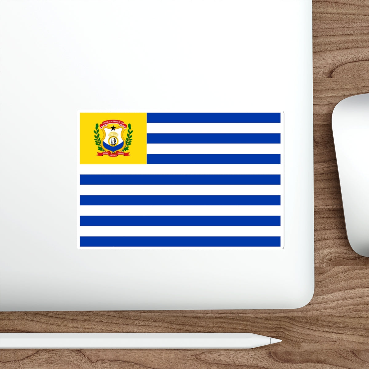 Flag of El Tigre Venezuela STICKER Vinyl Die-Cut Decal-The Sticker Space