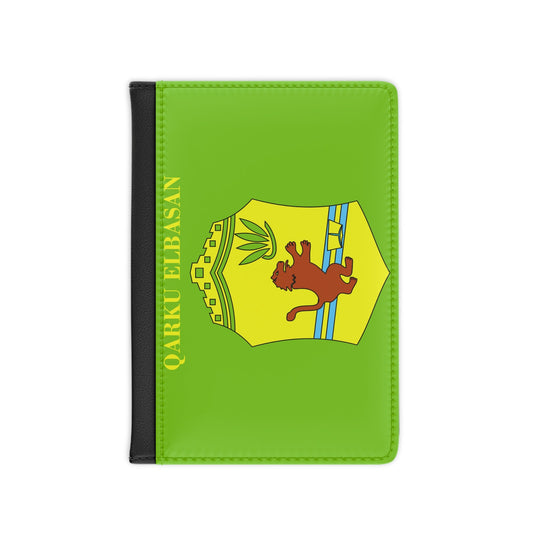 Flag of Elbasan Albania - Passport Holder-3.9" x 5.8"-The Sticker Space