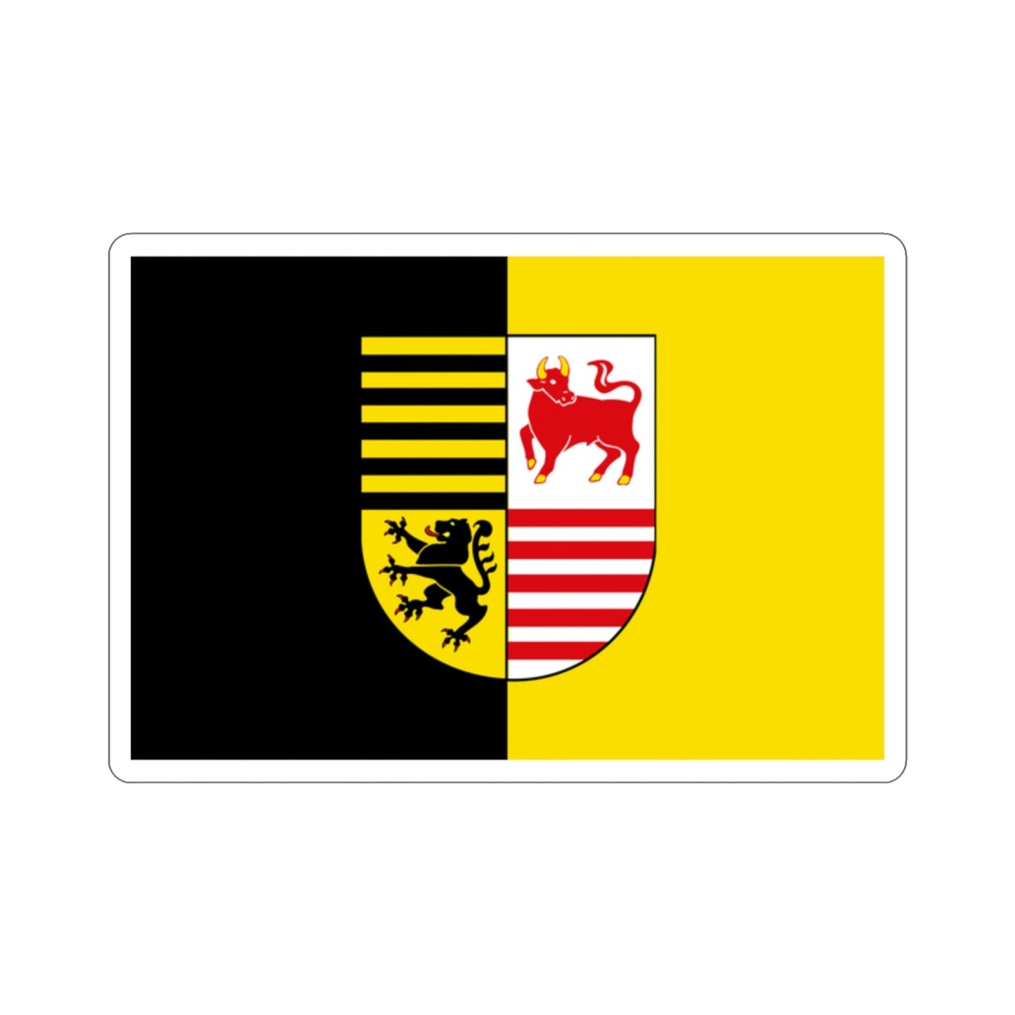 Flag of Elbe Elster Germany STICKER Vinyl Die-Cut Decal-2 Inch-The Sticker Space