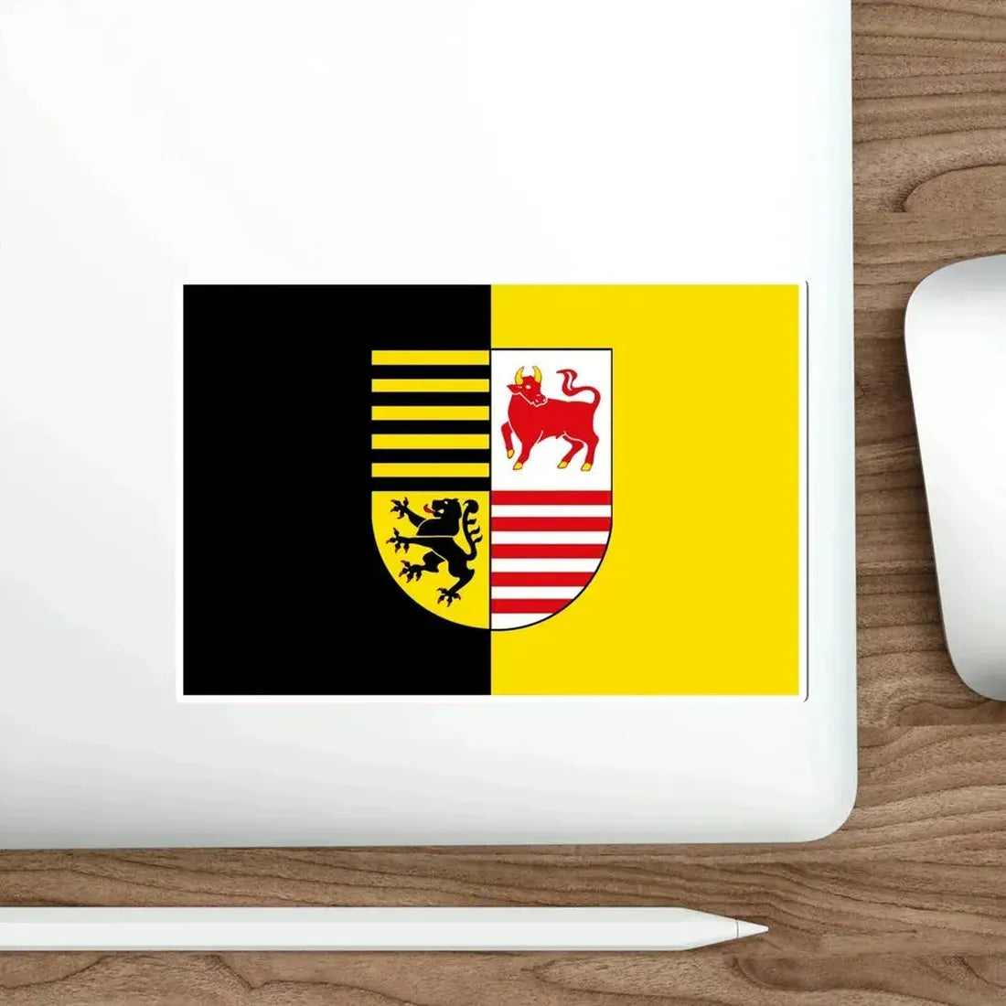 Flag of Elbe Elster Germany STICKER Vinyl Die-Cut Decal - The Sticker Space