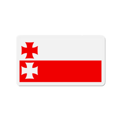 Flag of Elbląg Poland - Die-Cut Magnet-2" x 2"-The Sticker Space