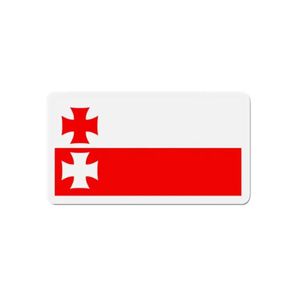 Flag of Elbląg Poland - Refrigerator Magnet - The Sticker Space