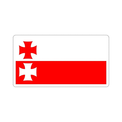 Flag of Elbląg Poland STICKER Vinyl Die-Cut Decal - The Sticker Space