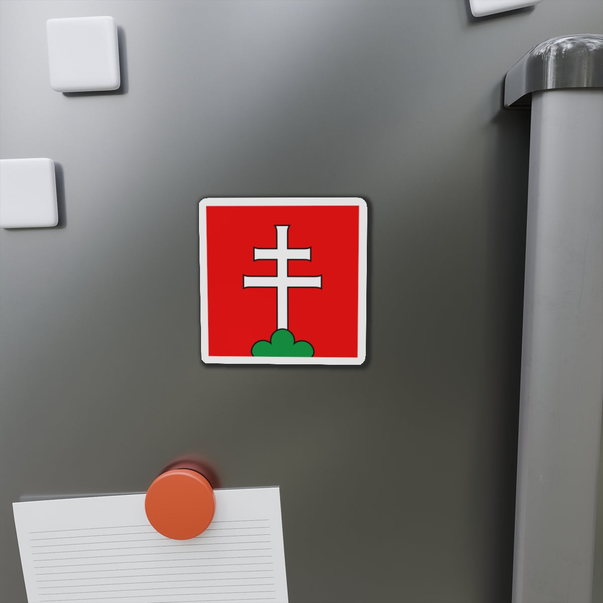 Flag of Elfingen Switzerland - Die-Cut Magnet-The Sticker Space