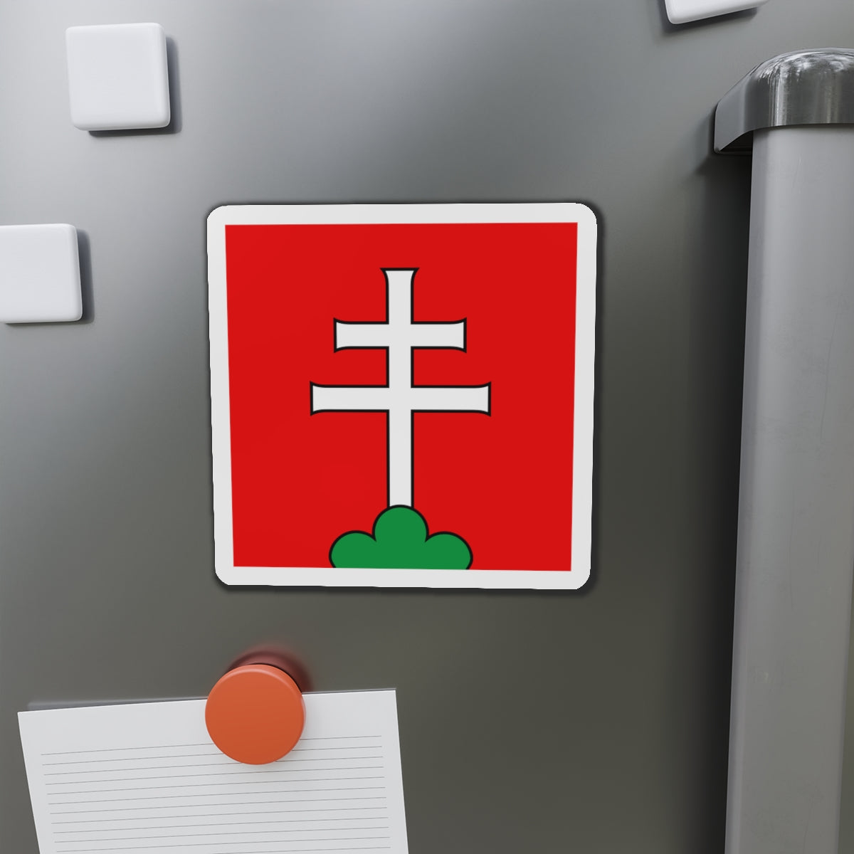 Flag of Elfingen Switzerland - Die-Cut Magnet-The Sticker Space