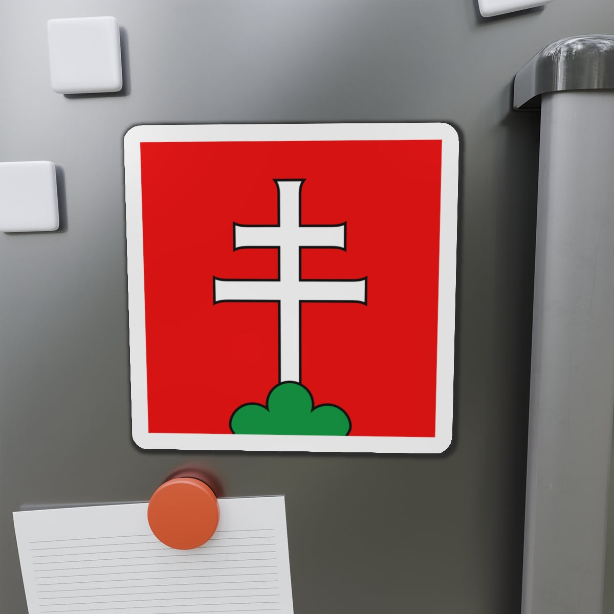 Flag of Elfingen Switzerland - Die-Cut Magnet-The Sticker Space