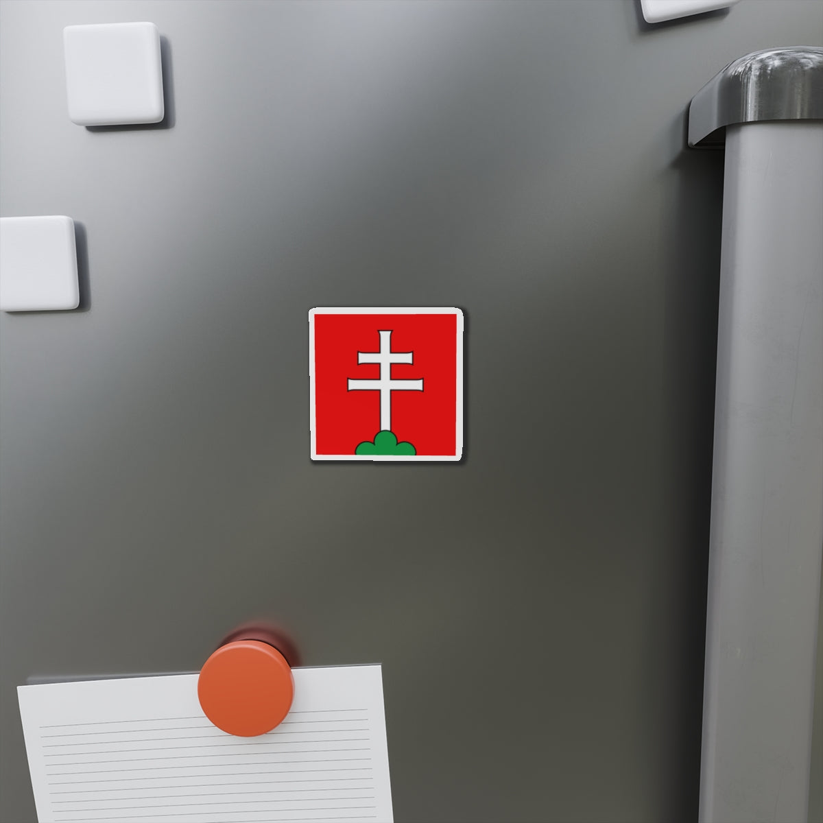 Flag of Elfingen Switzerland - Die-Cut Magnet-The Sticker Space