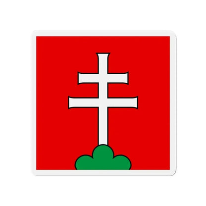 Flag of Elfingen Switzerland - Refrigerator Magnet 4 Inch - The Sticker Space