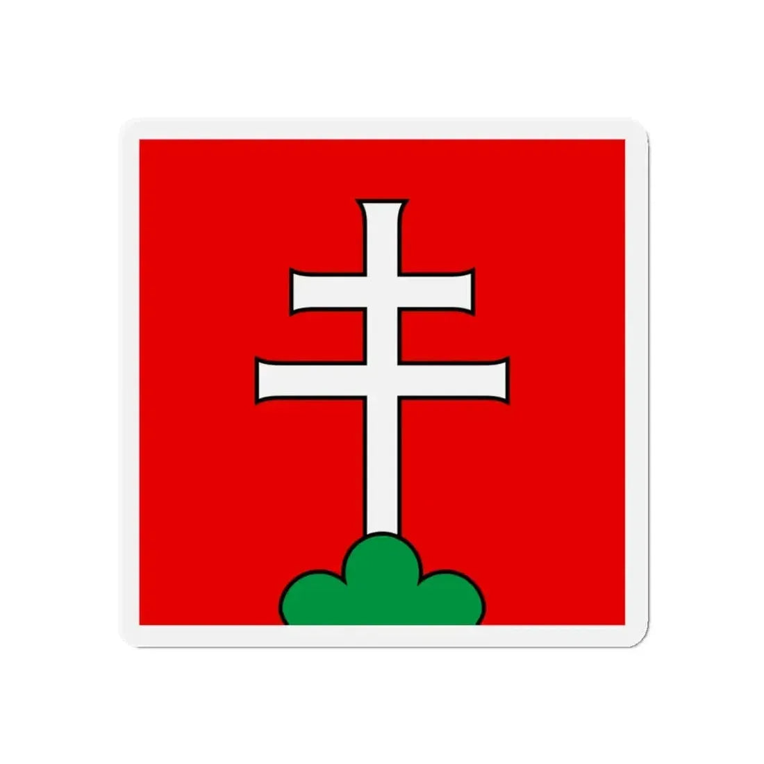 Flag of Elfingen Switzerland - Refrigerator Magnet 5 Inch - The Sticker Space