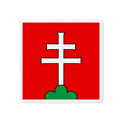 Flag of Elfingen Switzerland - Refrigerator Magnet 6 Inch - The Sticker Space
