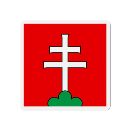 Flag of Elfingen Switzerland - Refrigerator Magnet - The Sticker Space
