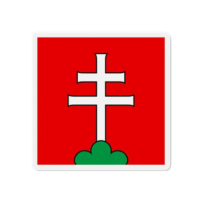 Flag of Elfingen Switzerland - Refrigerator Magnet - The Sticker Space
