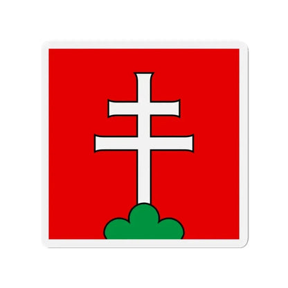 Flag of Elfingen Switzerland - Refrigerator Magnet - The Sticker Space
