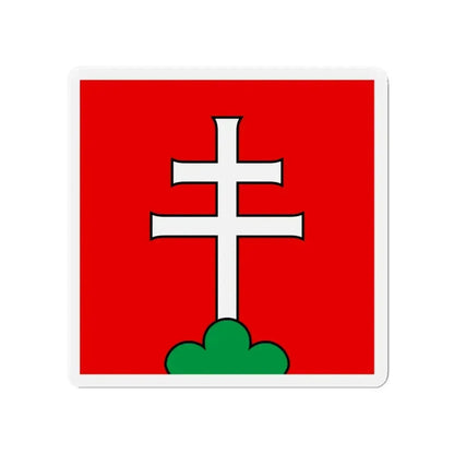Flag of Elfingen Switzerland - Refrigerator Magnet - The Sticker Space